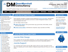 Tablet Screenshot of deanmarshall.co.uk